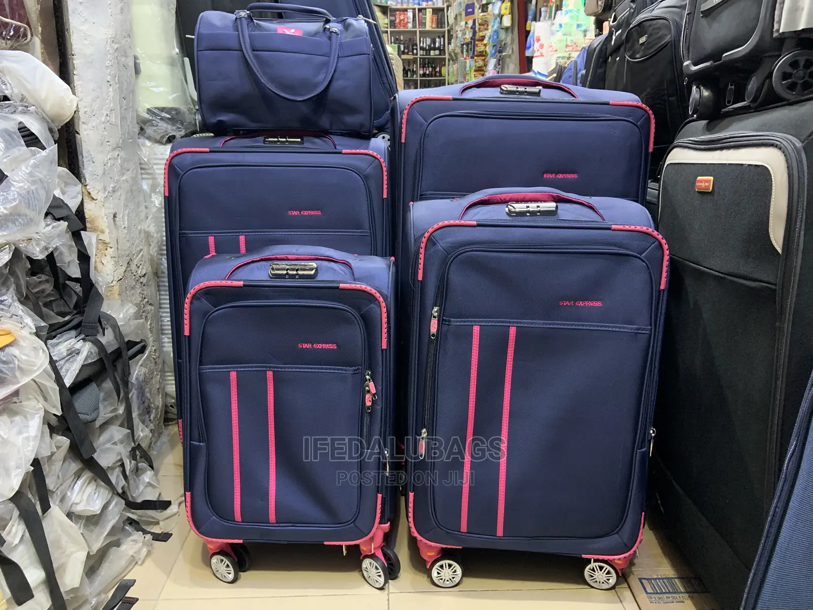 Set of Star Express Traveling Luggage With Detachable Tyres