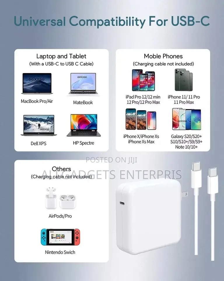 Original All Series of Macbook Charger Available