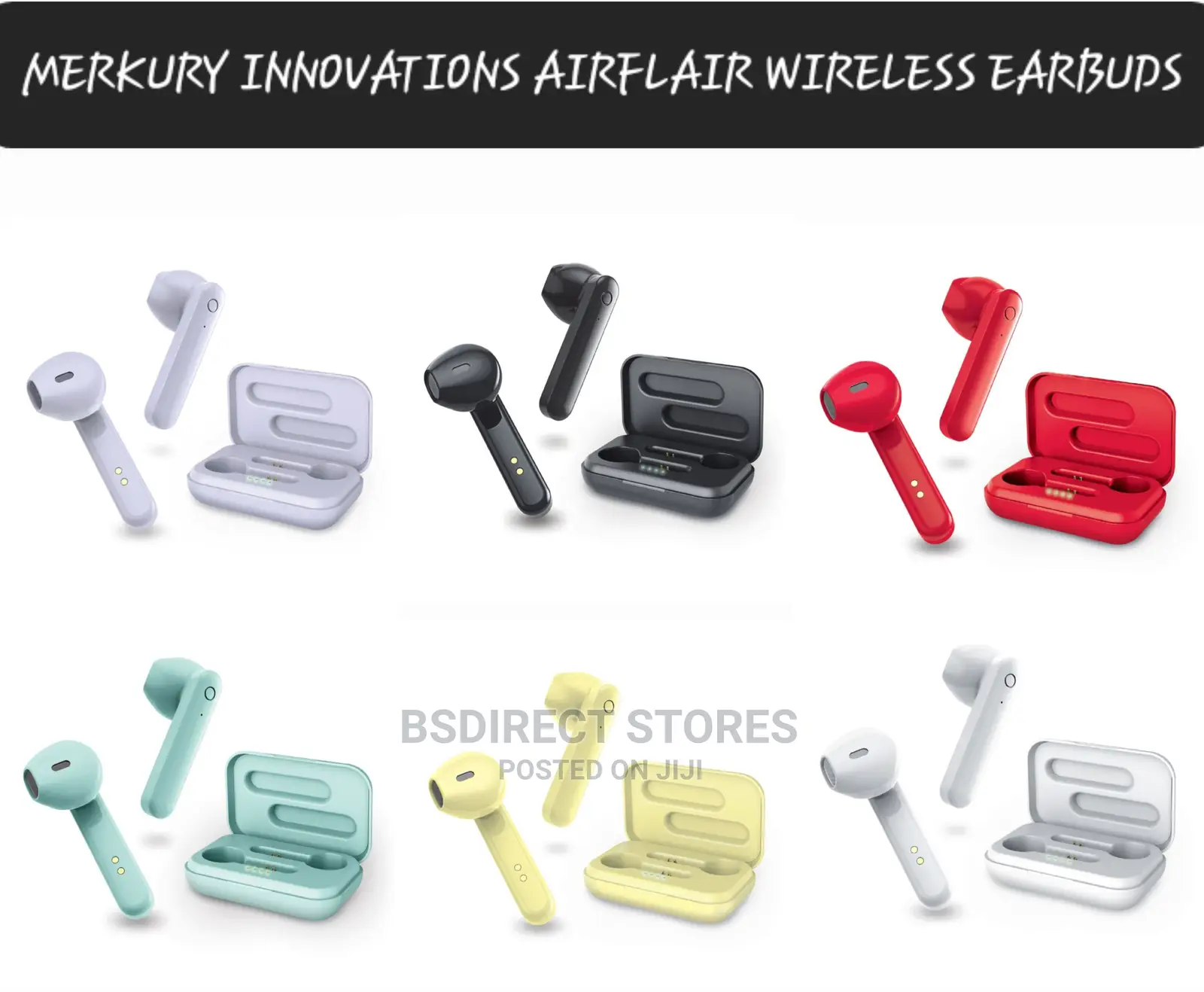 Merkury Innovations Airflair Wireless Earbuds
