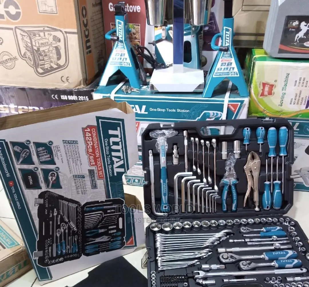Total Tools 142 Pieces Combination Tools Set - THKTHP21426