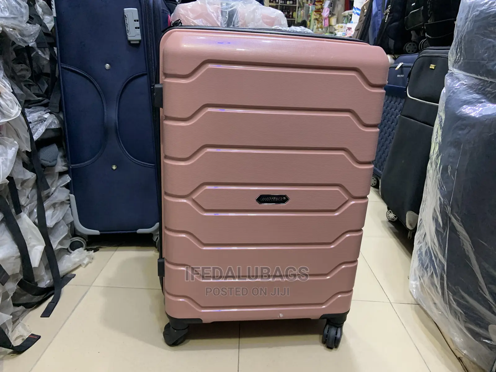 Medium Size Quality Imported Plastic Traveling Luggage