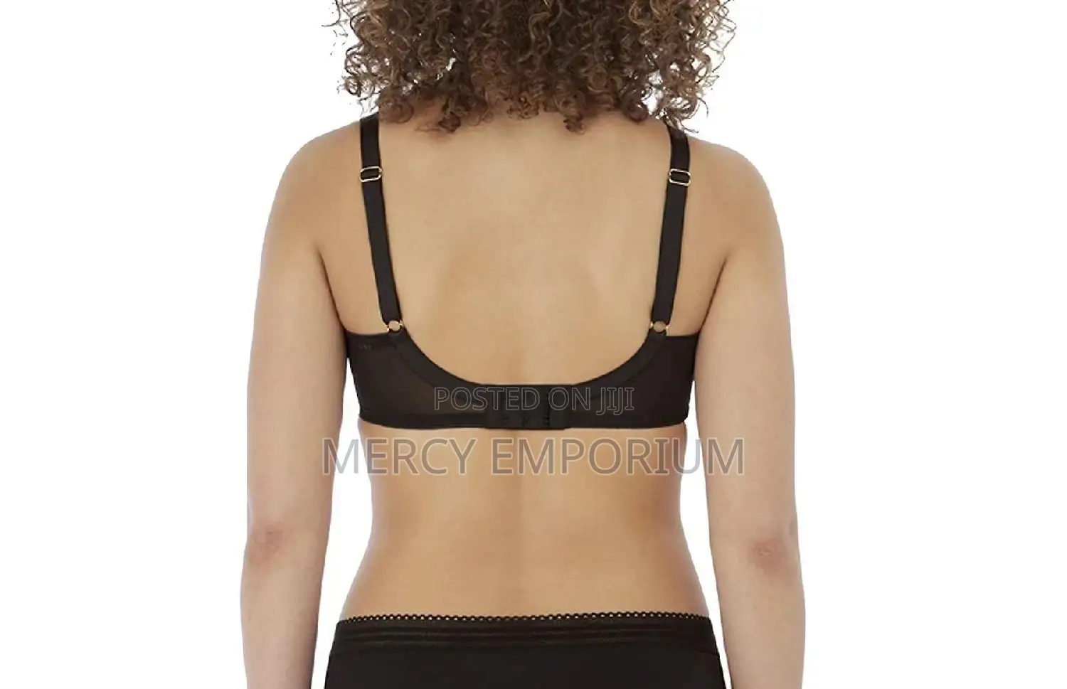 Side Support Black Bra. Non Padded Black Bra. Size 34DD Bra