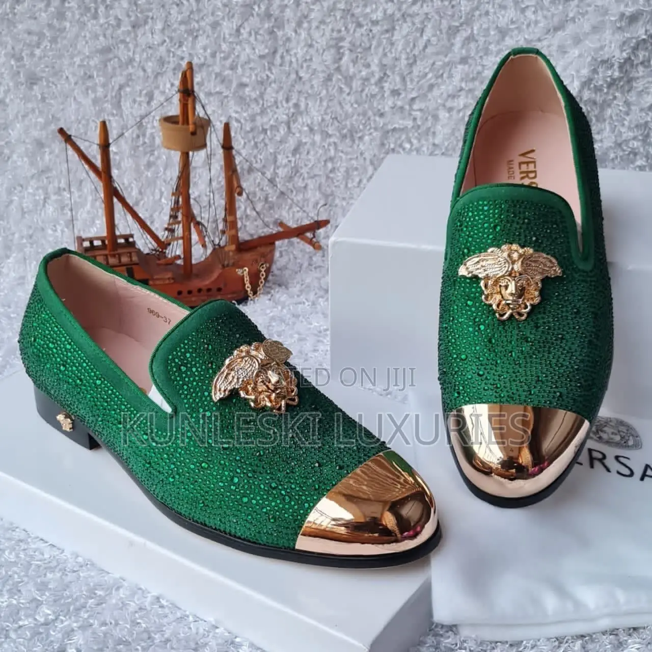 Original Versace Men Loafers Shoe Collections Available