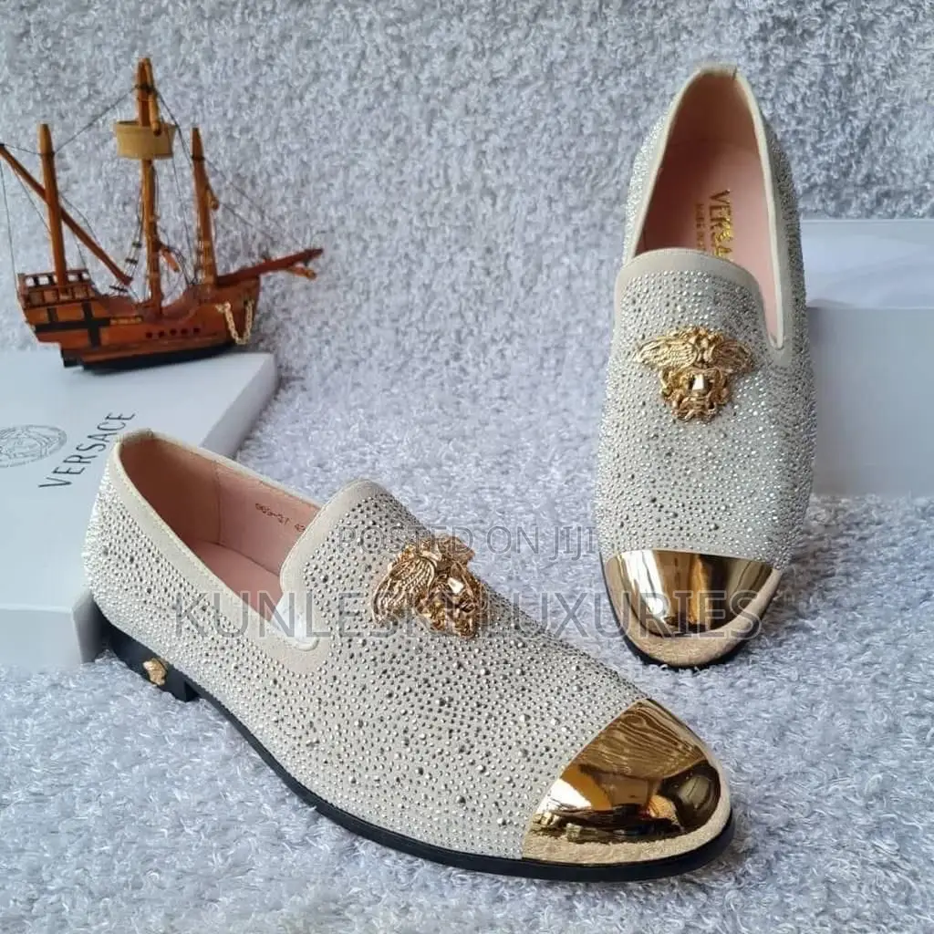 Original Versace Men Loafers Shoe Collections Available