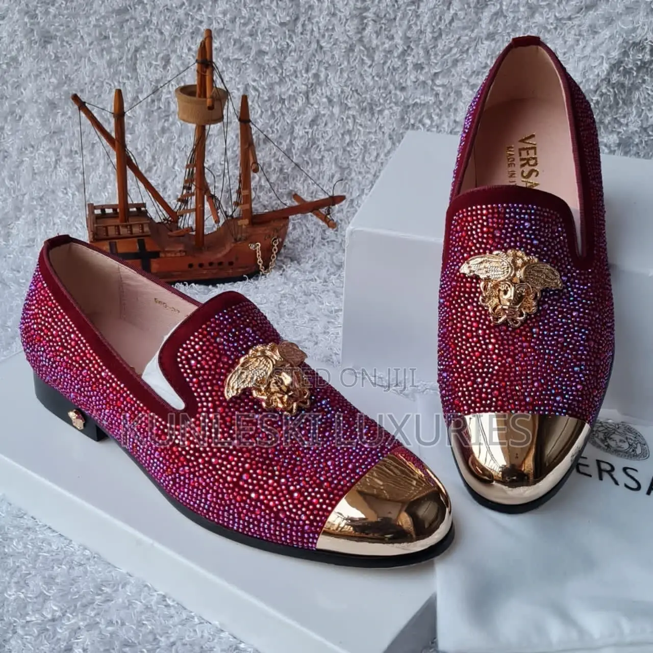 Original Versace Men Loafers Shoe Collections Available