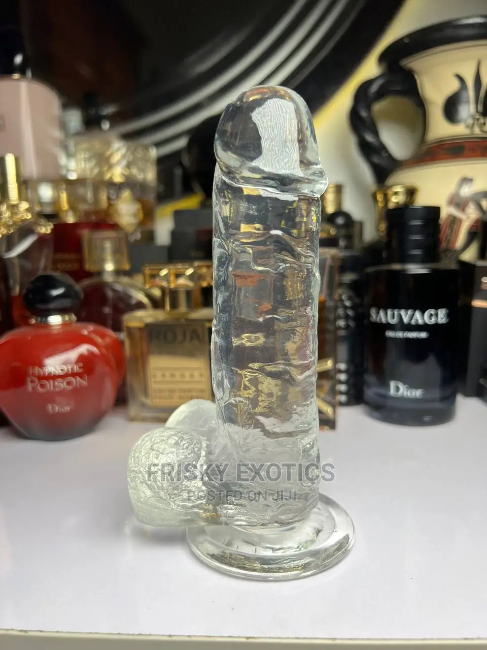 6 Inches Transparent Non Vibrating Dildo
