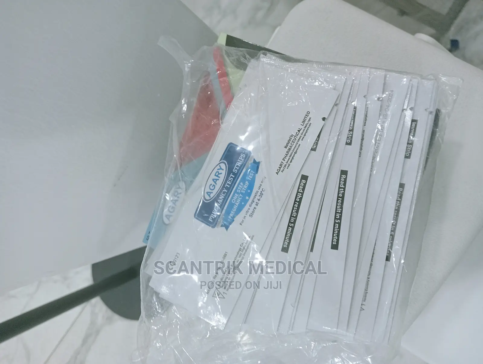 Result Pregnancy Detection Test Strip