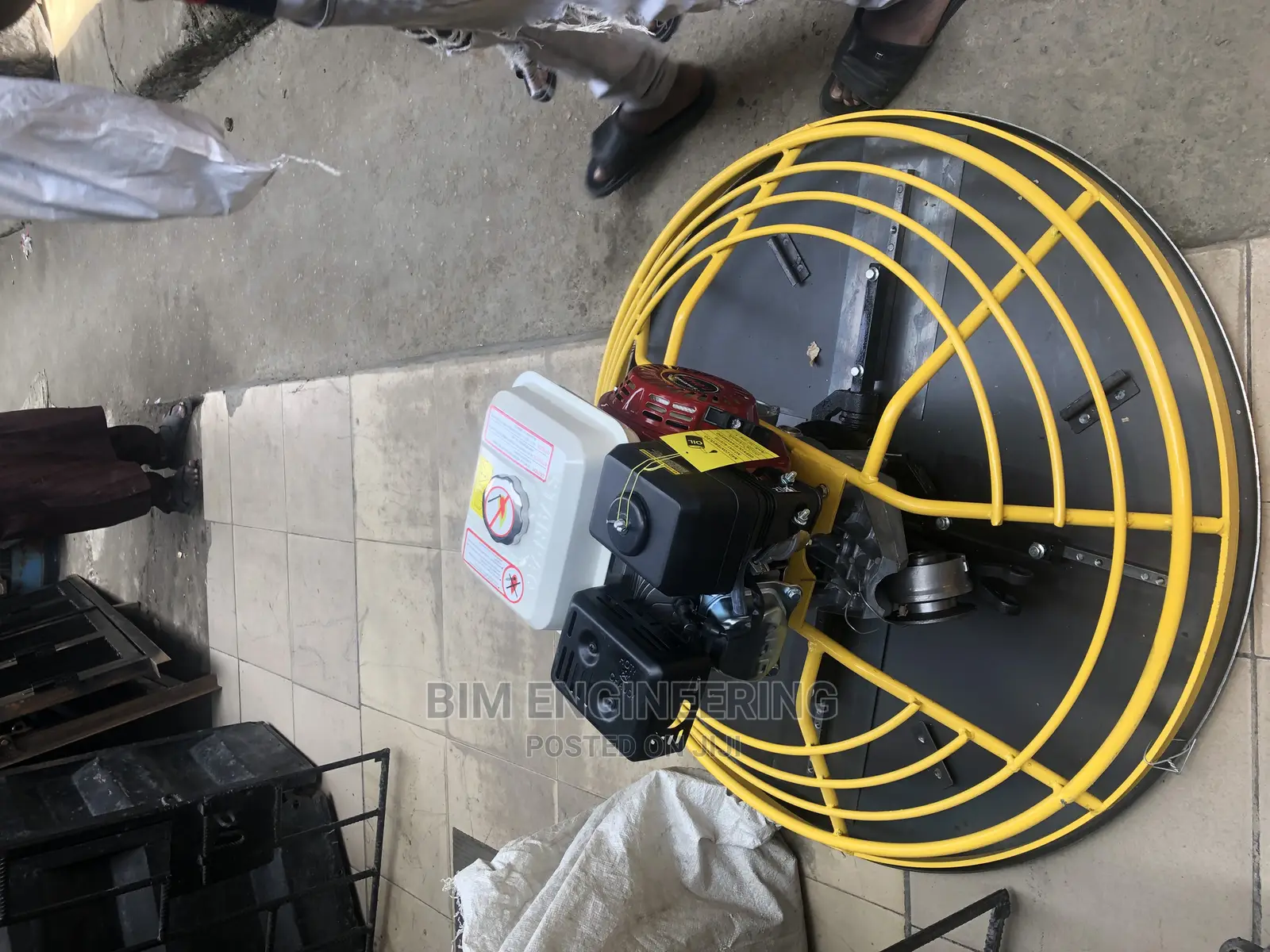 Construction Machine Helmet Stamp Concrete Materials Sealer