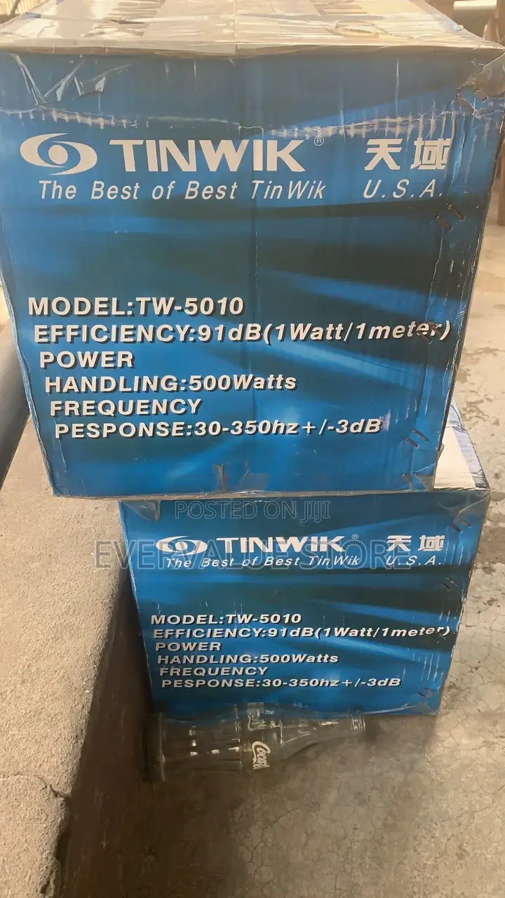 Car Bass Woofer With Inbuilt Amplifier 10 Inches 500 Watts