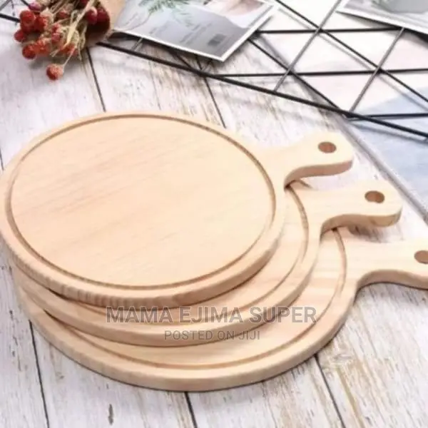 Bamboo Pizza Fruit Pan - 3pcs