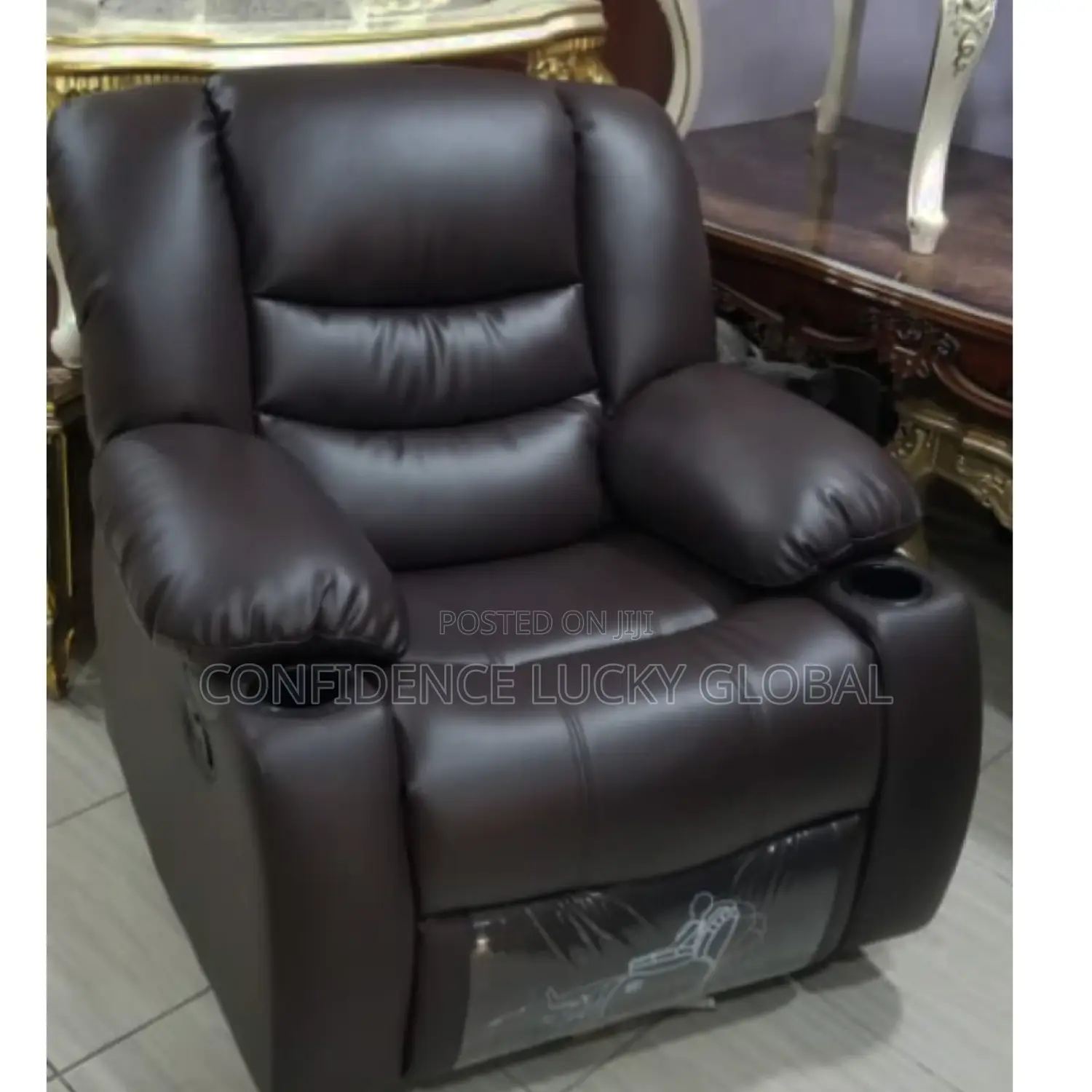 Home Theater Cinema Leather Recliner Sofa Chair