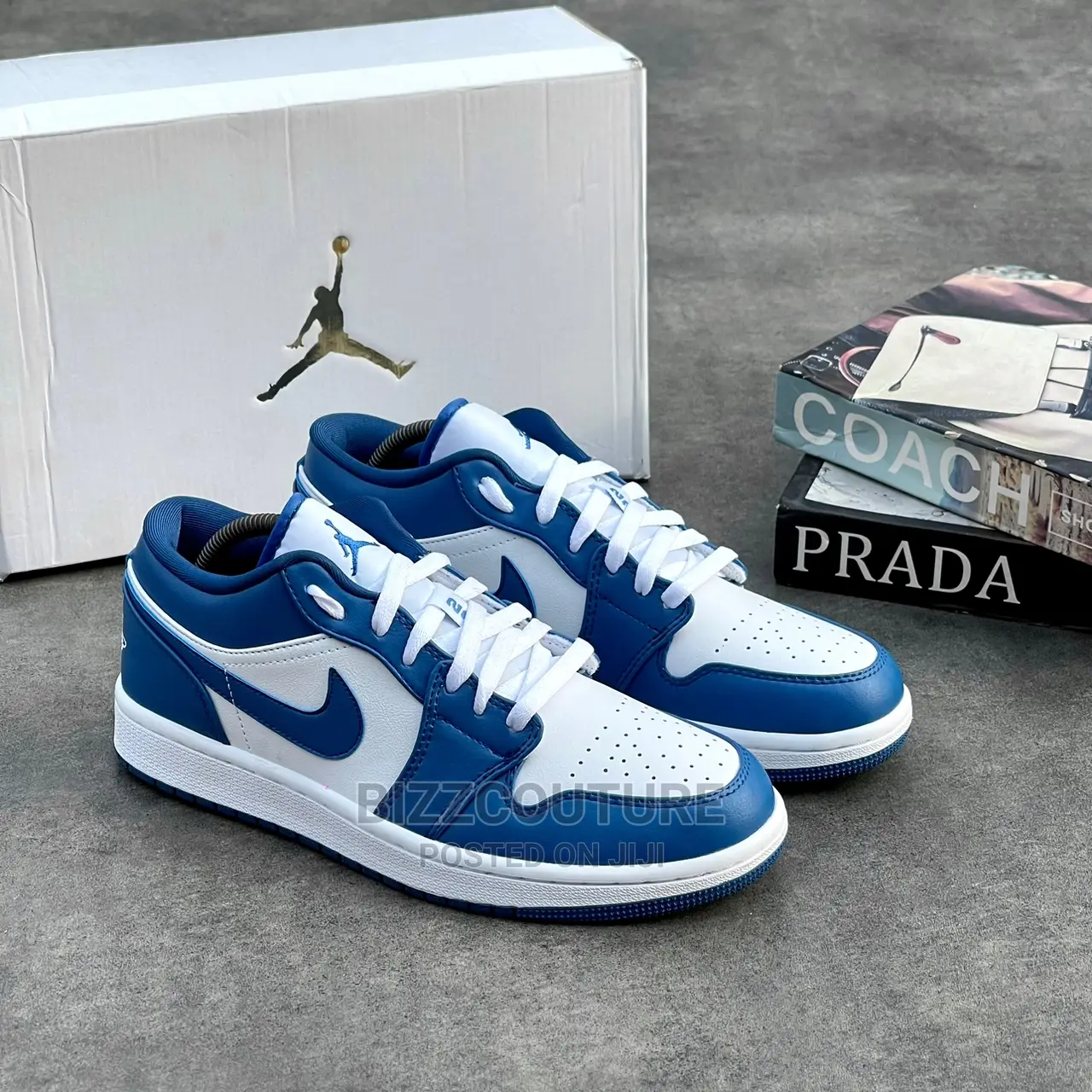 Original NIKE JORDAN 1 LOW MARINA BLUE Available in Store