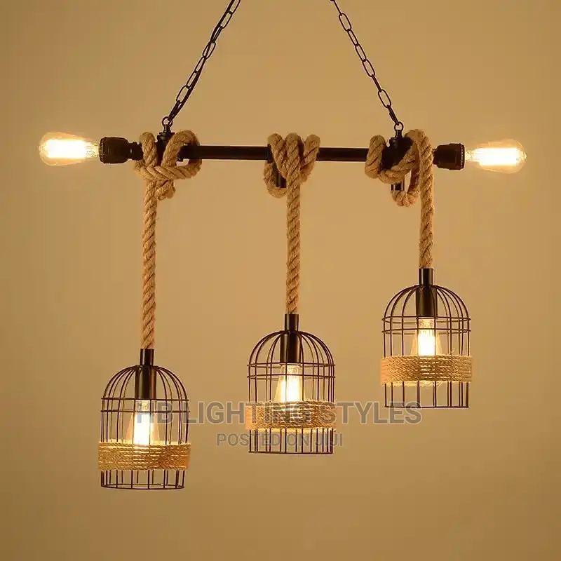 Hemp Rope Pendant Lights