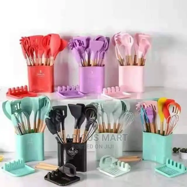 12 Pieces Silicon Spoon
