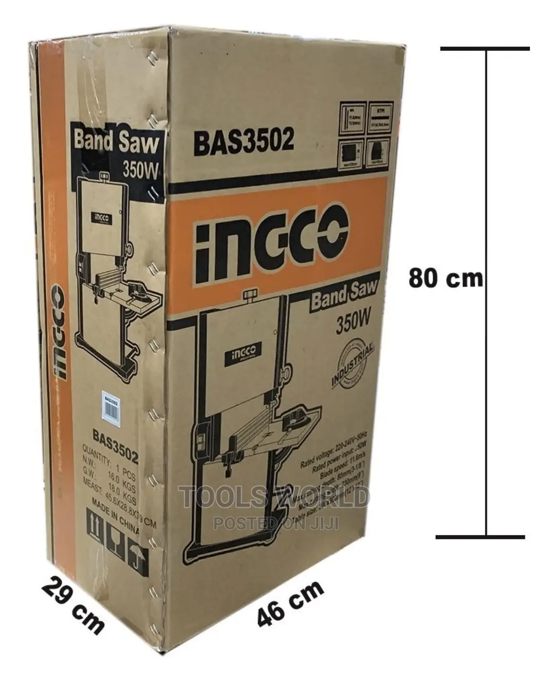 Band Saw 350w Bas3502