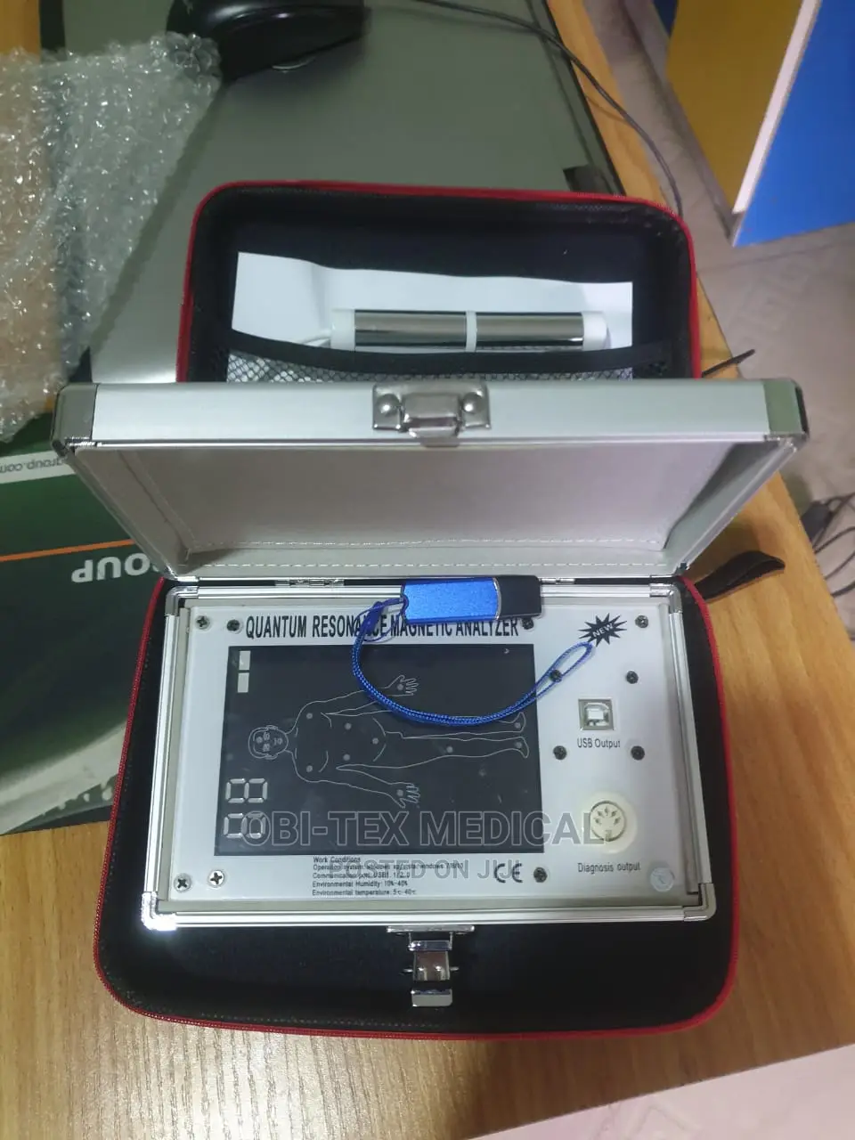 Quantum Resonance Magnetic Analyzer