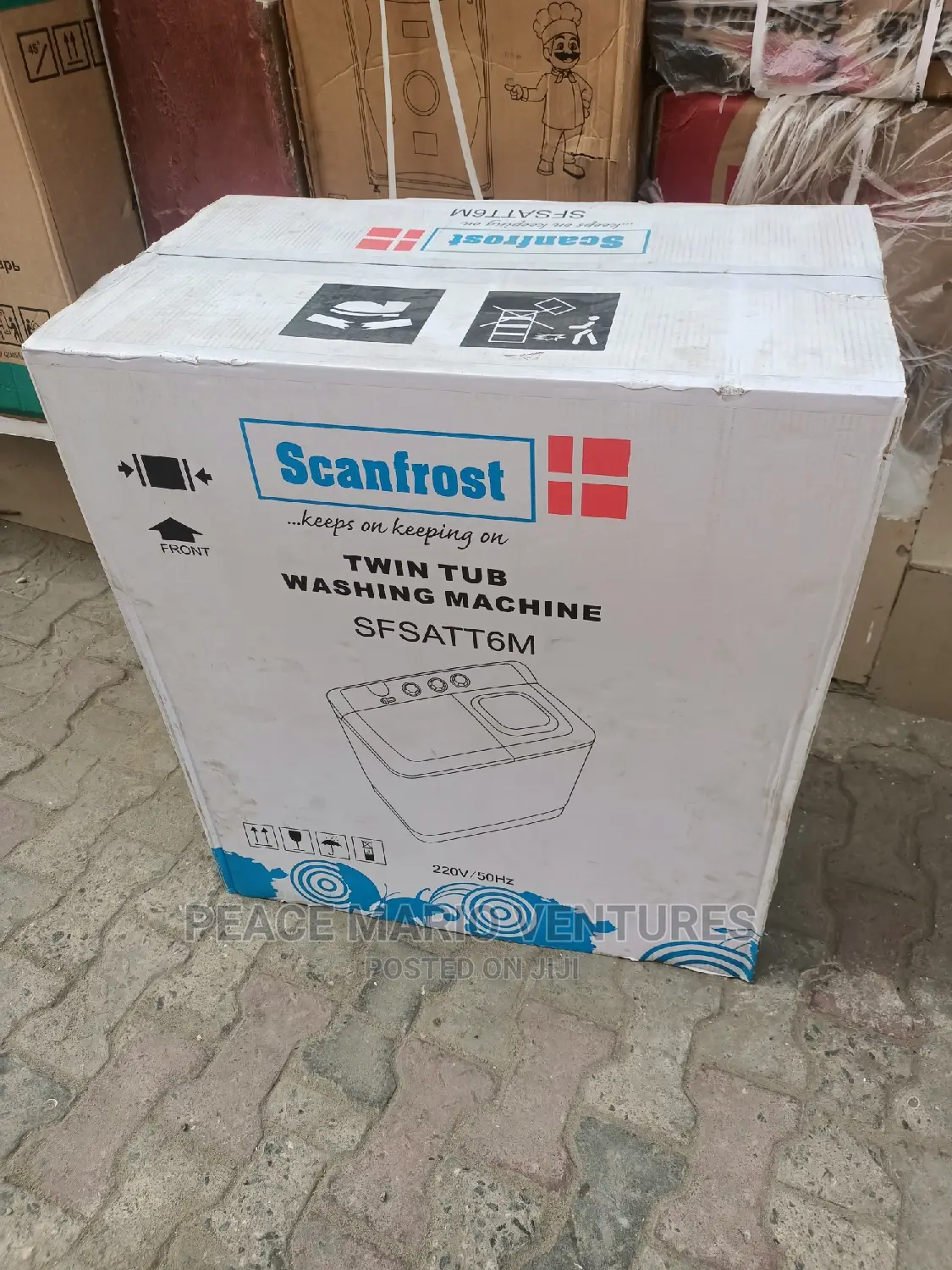Original Scanfrost Washing Machine 6kg With 3years Warranty