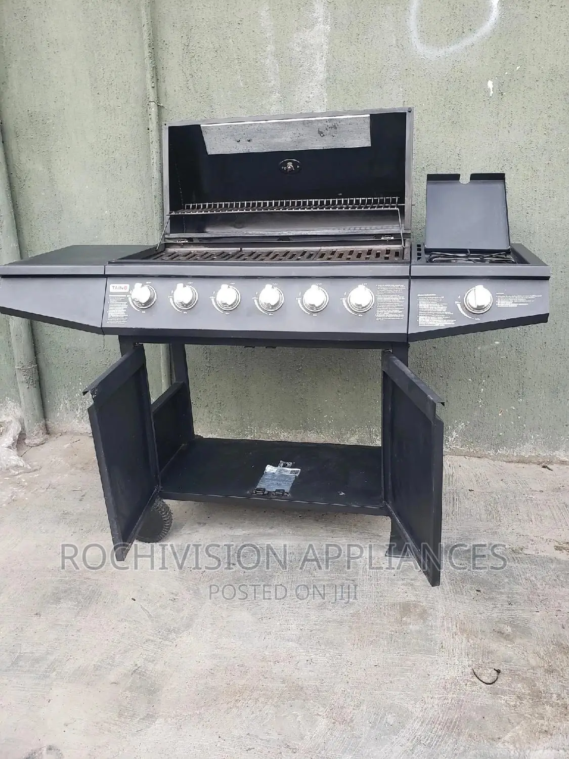Barbecue Grill Gas BBQ Charcoal BBQ With Side Stove