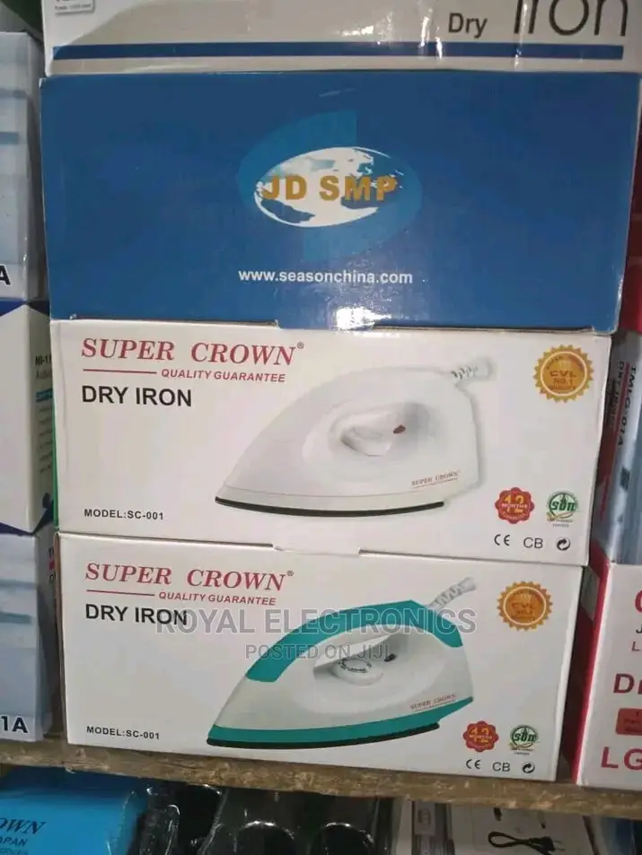 Super Crown Dry Iron- Sc001