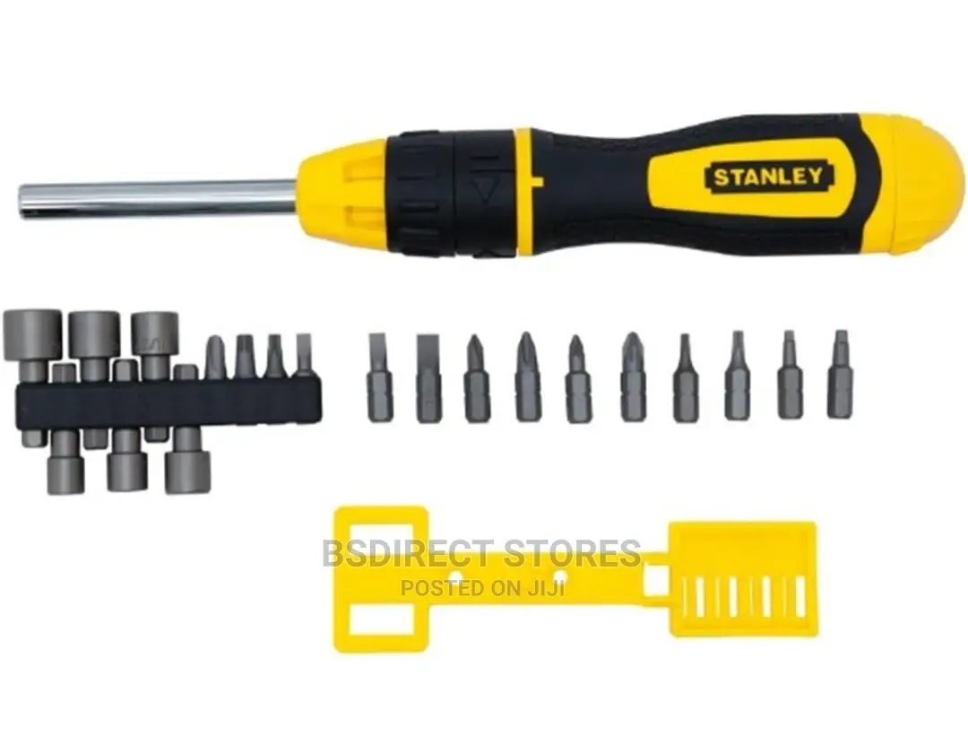 Stanley STHT0-62574 Bit-Screwdriver With 20 Bits and Ratchet