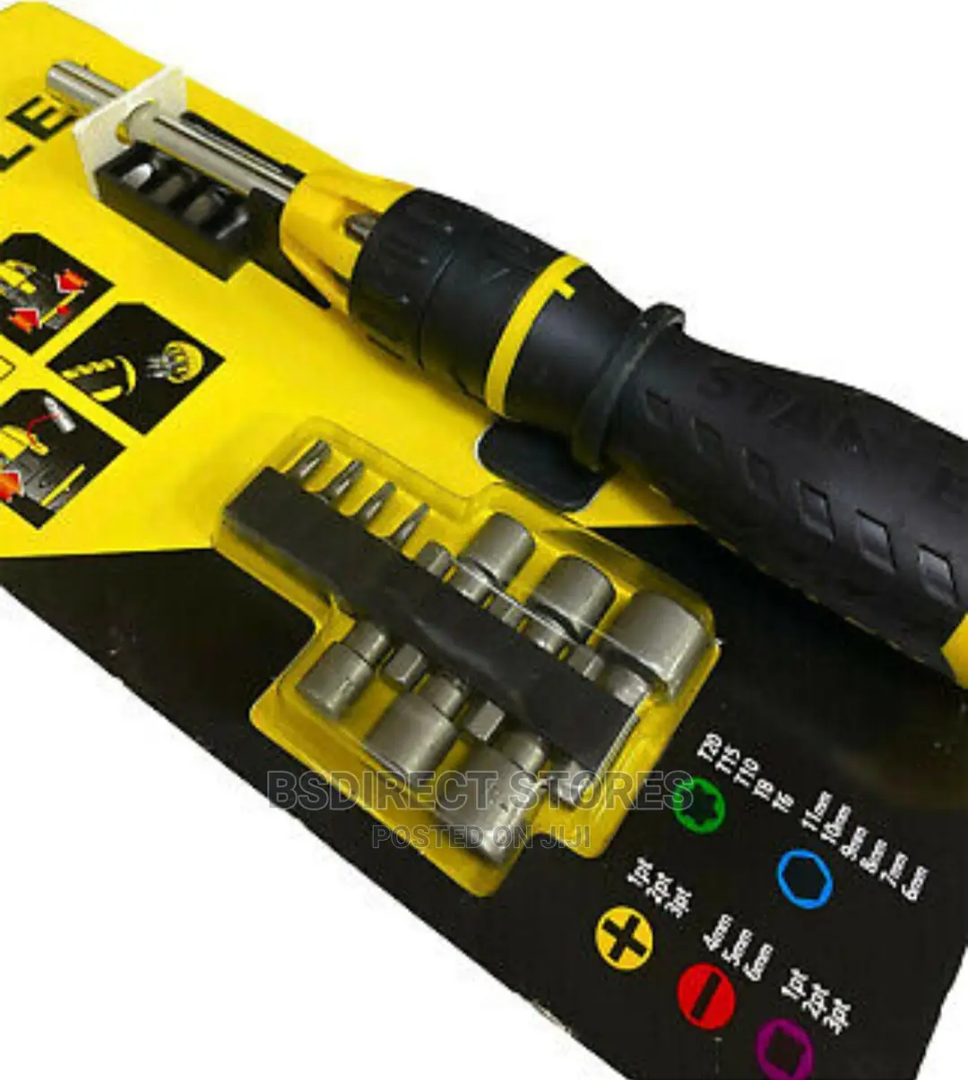 Stanley STHT0-62574 Bit-Screwdriver With 20 Bits and Ratchet
