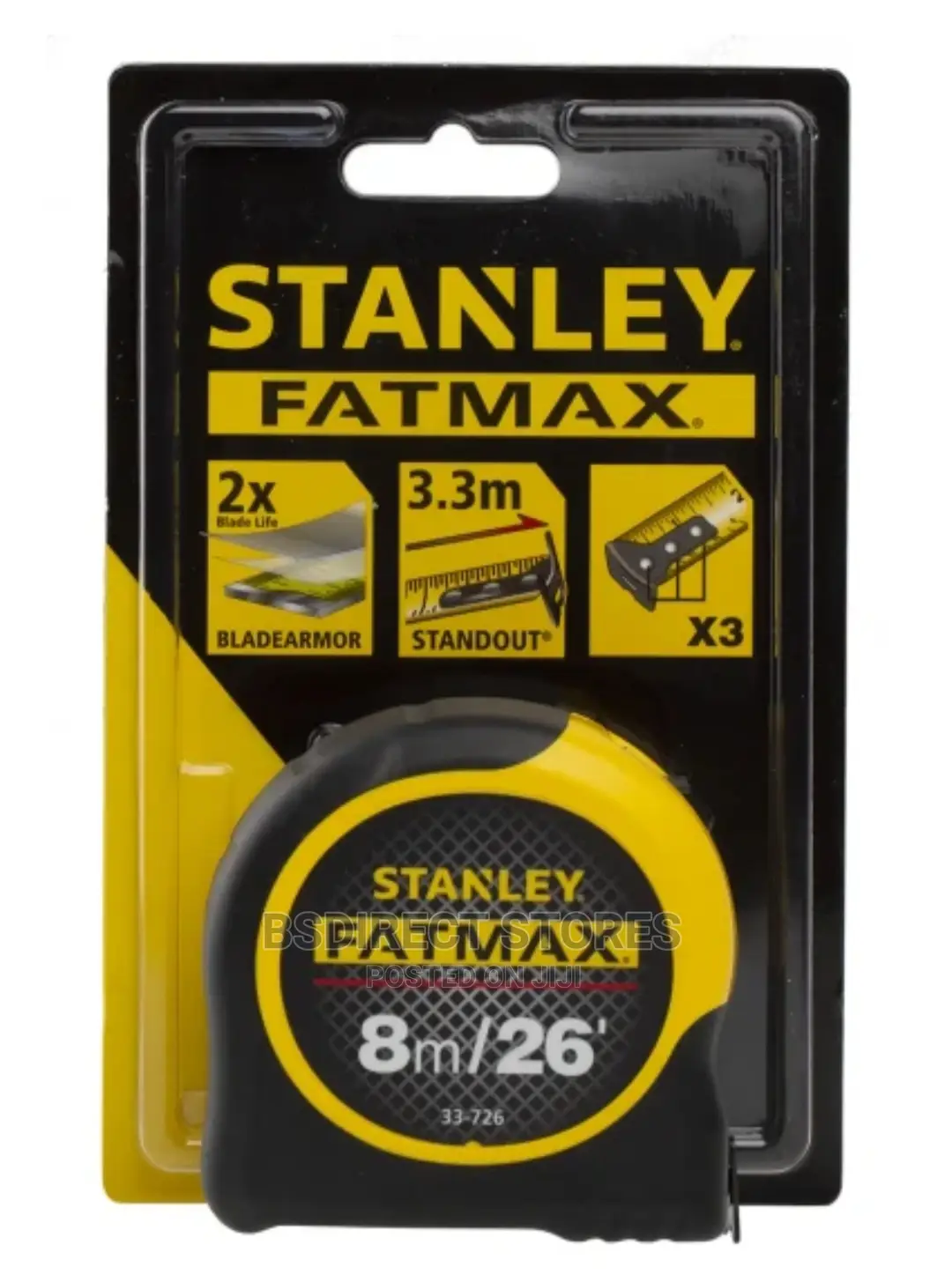 Stanley Fatmax 0-33-726 Blade Armor 8M 26' Measuring Tape