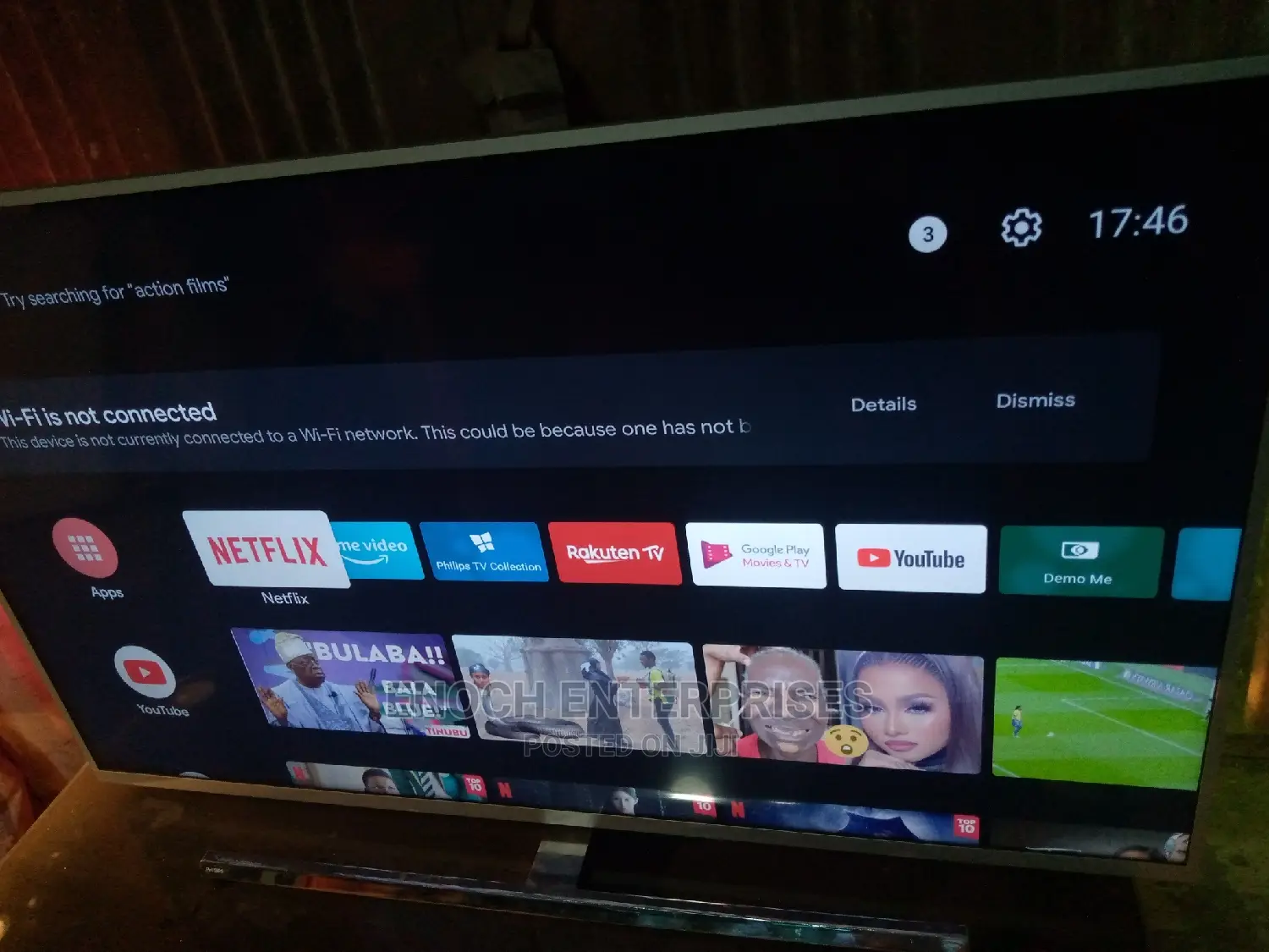 55 Inches Philips Android TV Clean