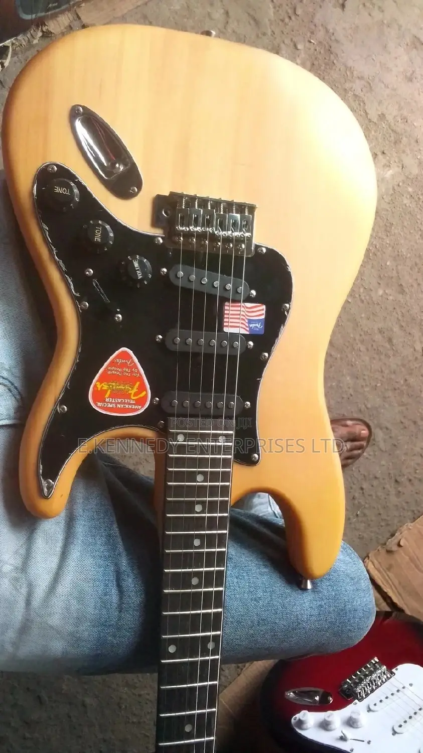 Professional Fender Electric Lead Guitar With Stand