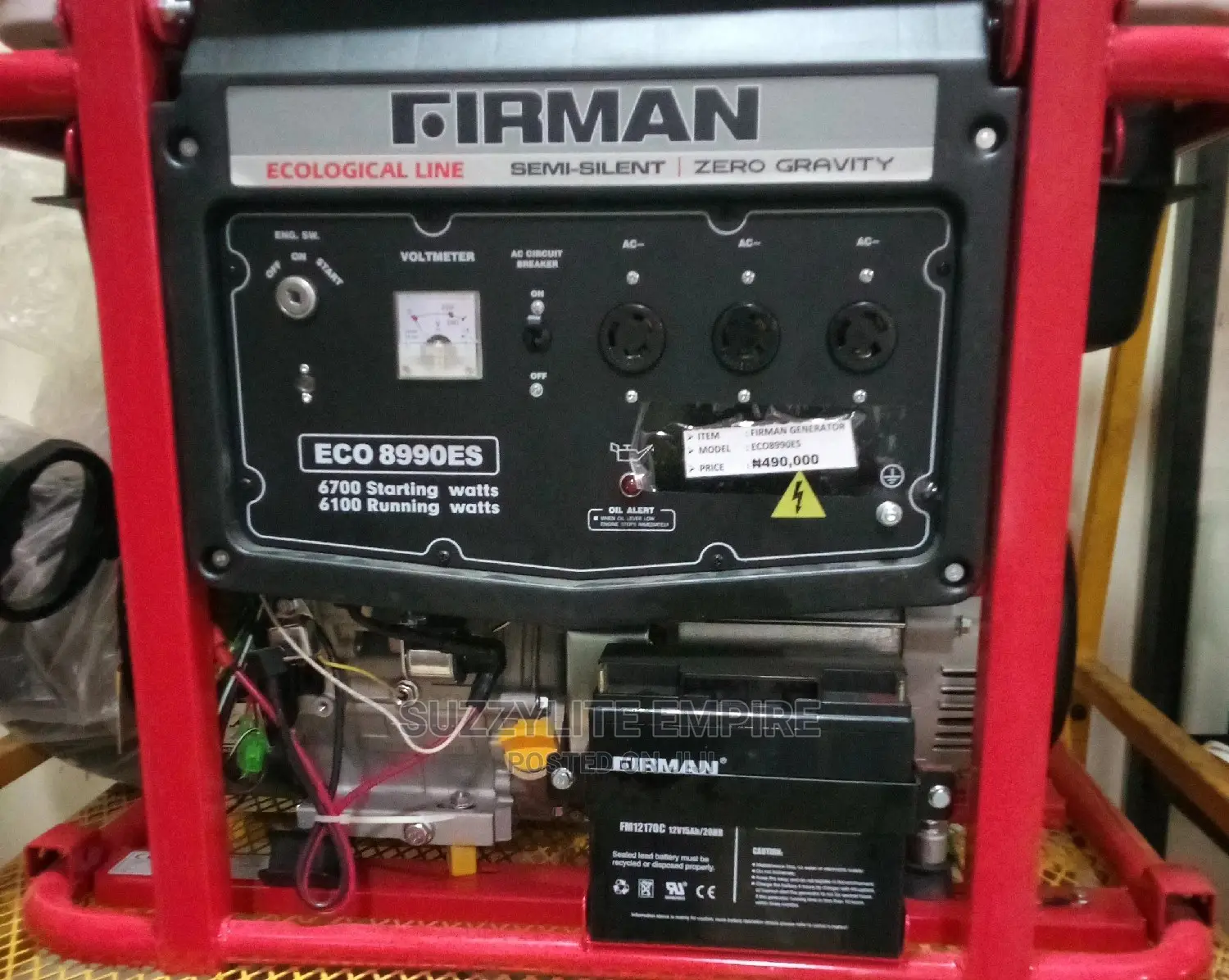 Firman 7kva Automatic Generator Eco 8990es