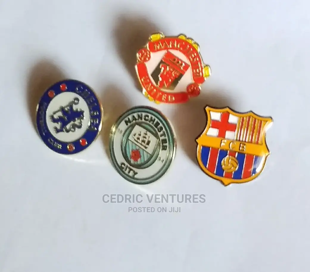 Football Club and Country Lapel Pin Badge