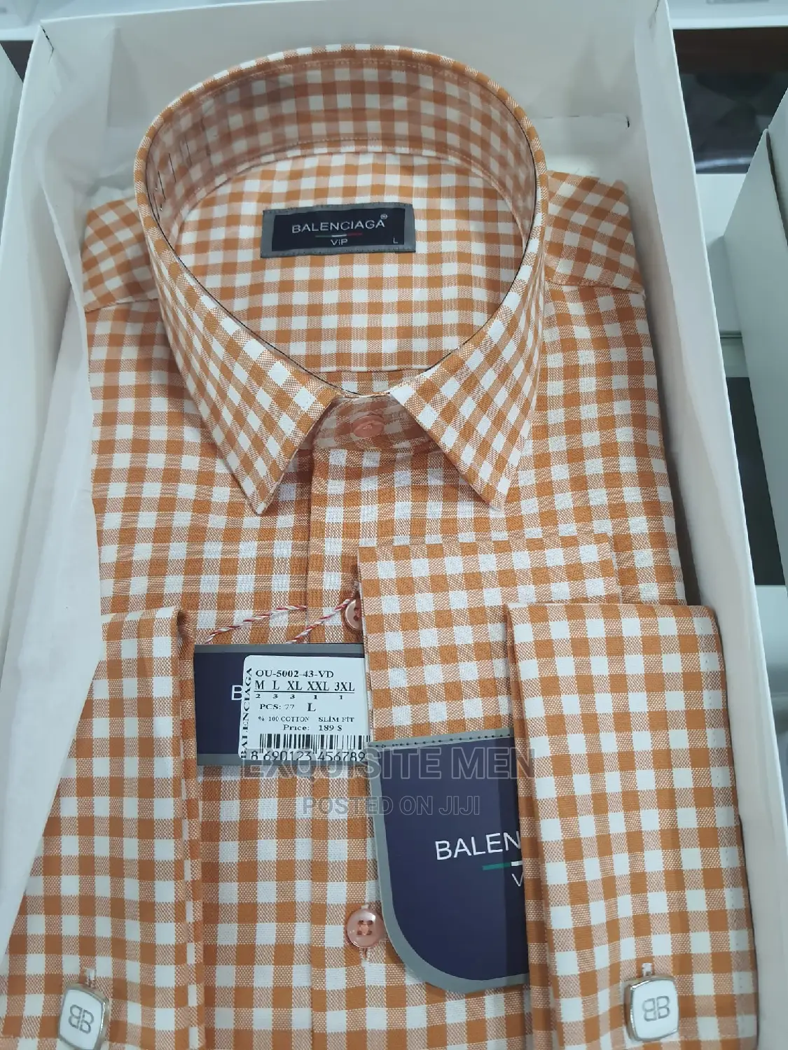 Italian Balenciaga Official Men's Shirts