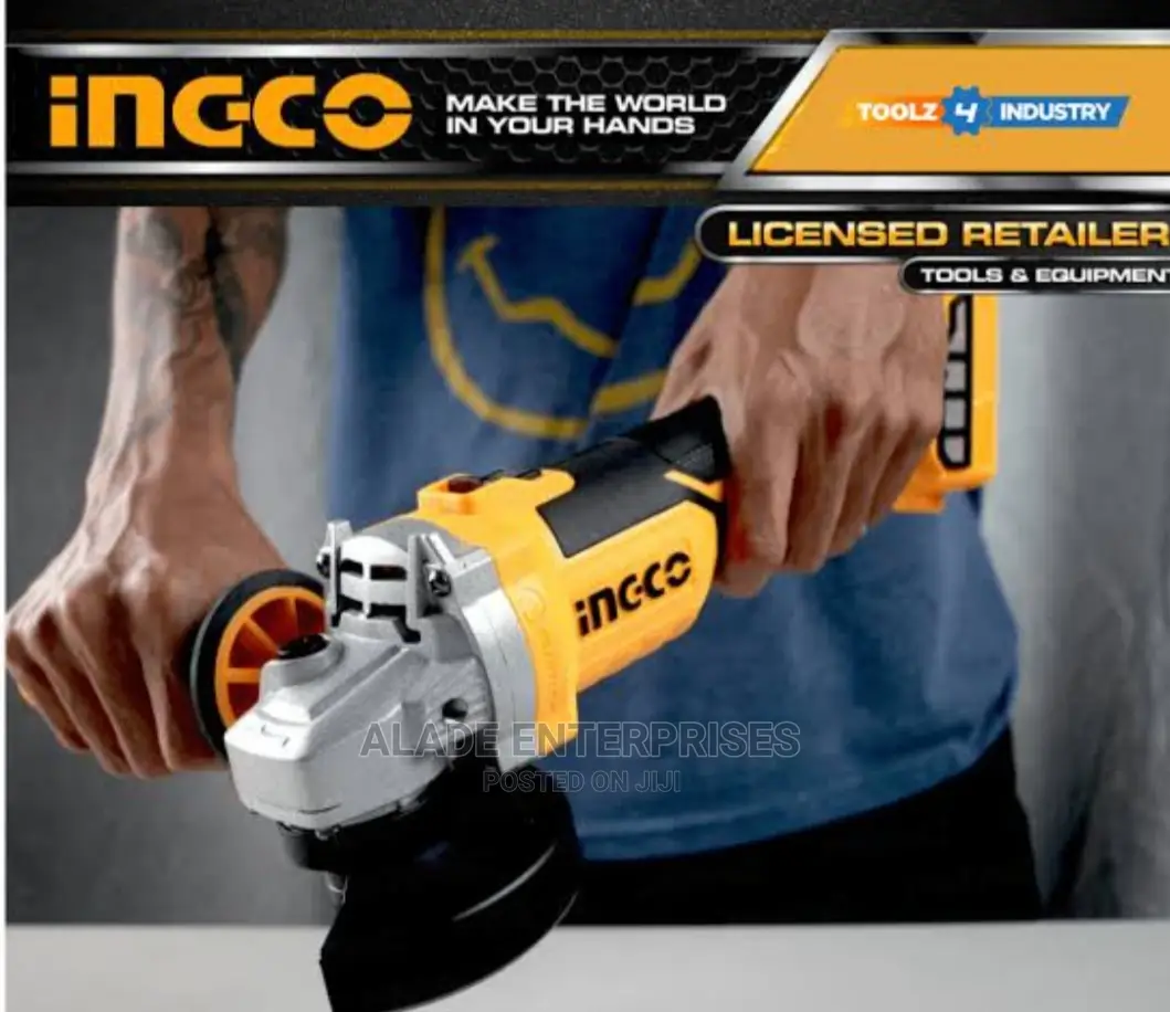INGCO Lithium-Ion Angle Grinder Bushless Motor With 2 PCS
