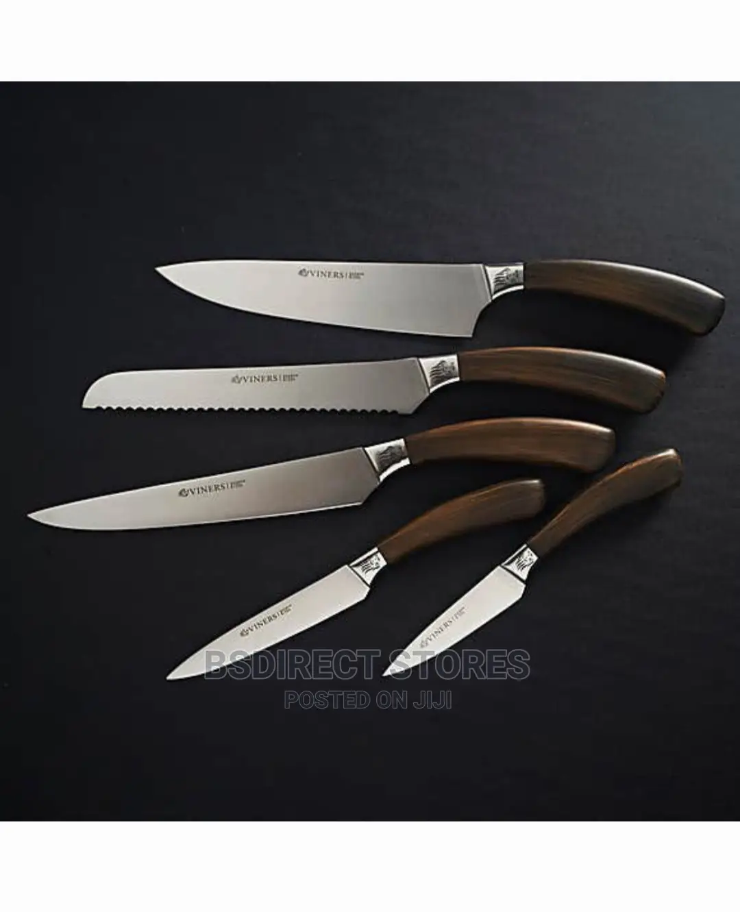 Viners Artisan Professional Chef 5piece Knife Set With Block