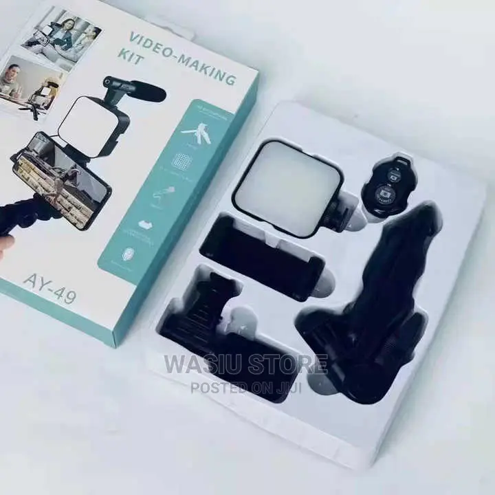 Video Kits Microphone Led Fill Light Mini Tripod for Phone