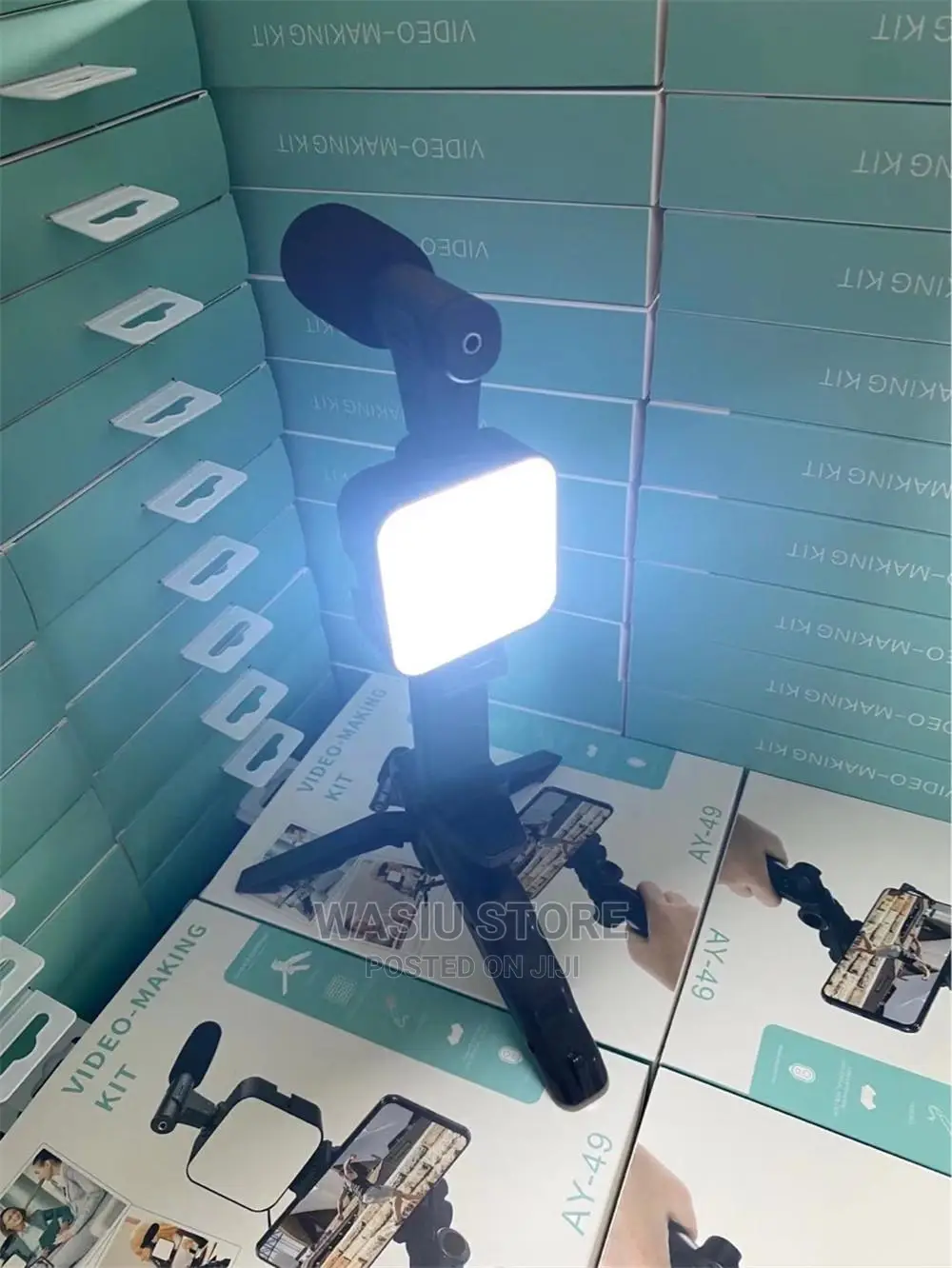 Video Kits Microphone Led Fill Light Mini Tripod for Phone