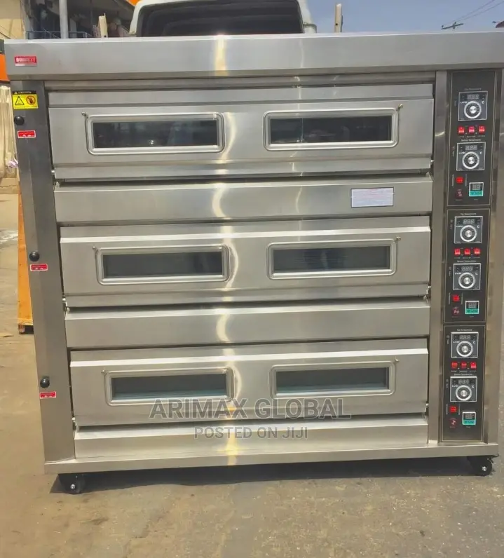 Half Bag Gas Oven/Nine(9)Trays Oven,3 Deck