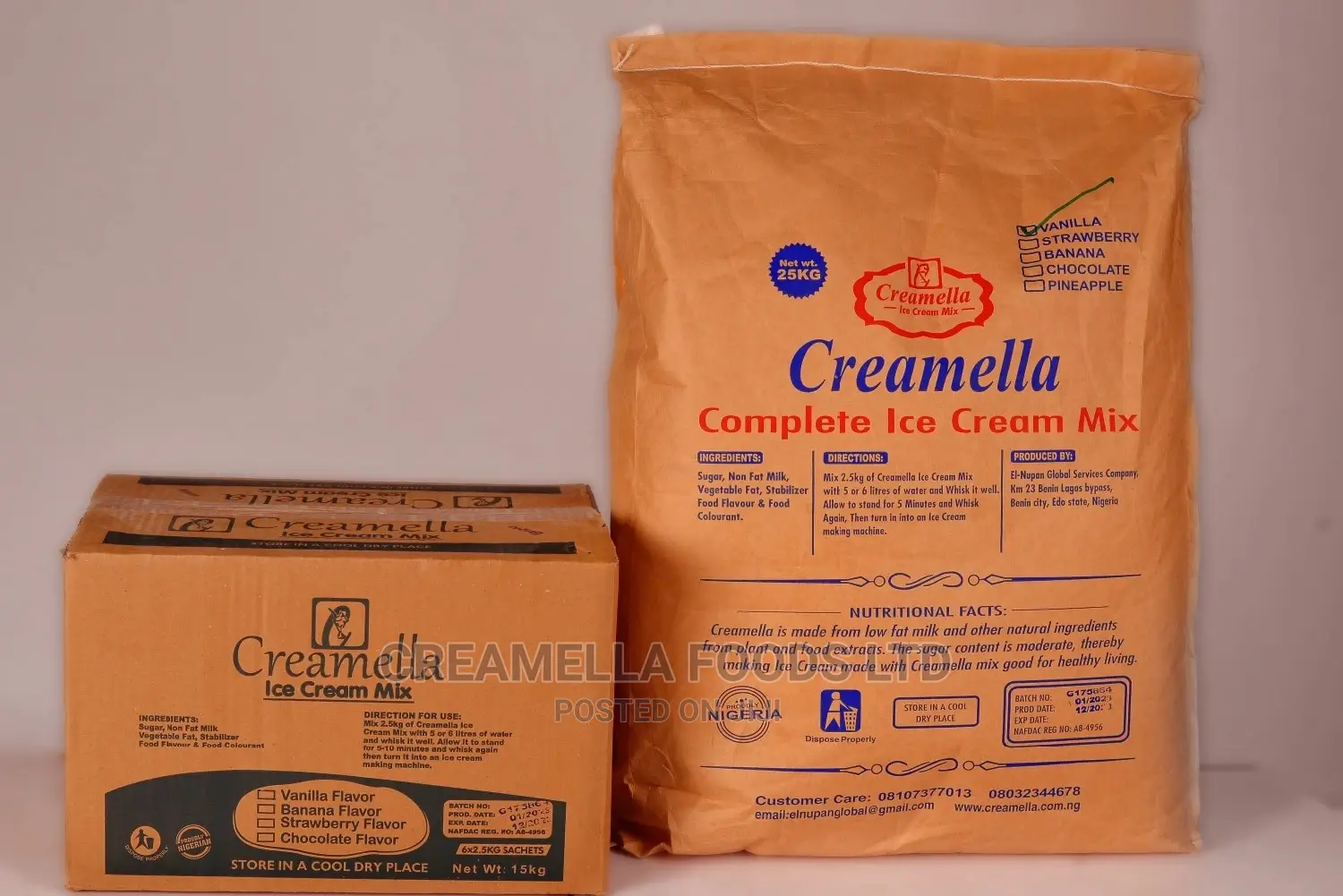 Creamella Ice Cream Mix For Soft Ice Cream