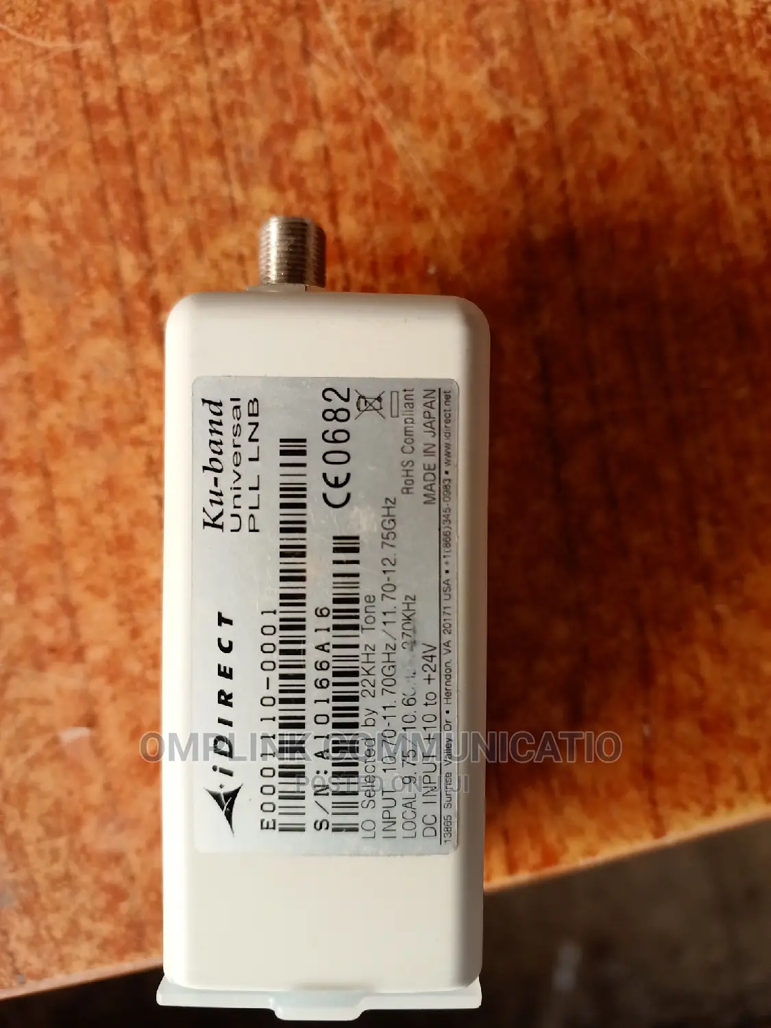 Idirect Universal Ku-Band PLL
LNB