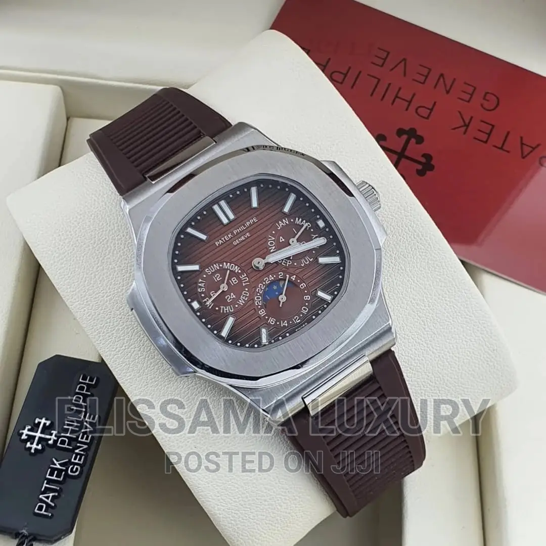Quality Patek Philippe Rubber Strap Wristwatch