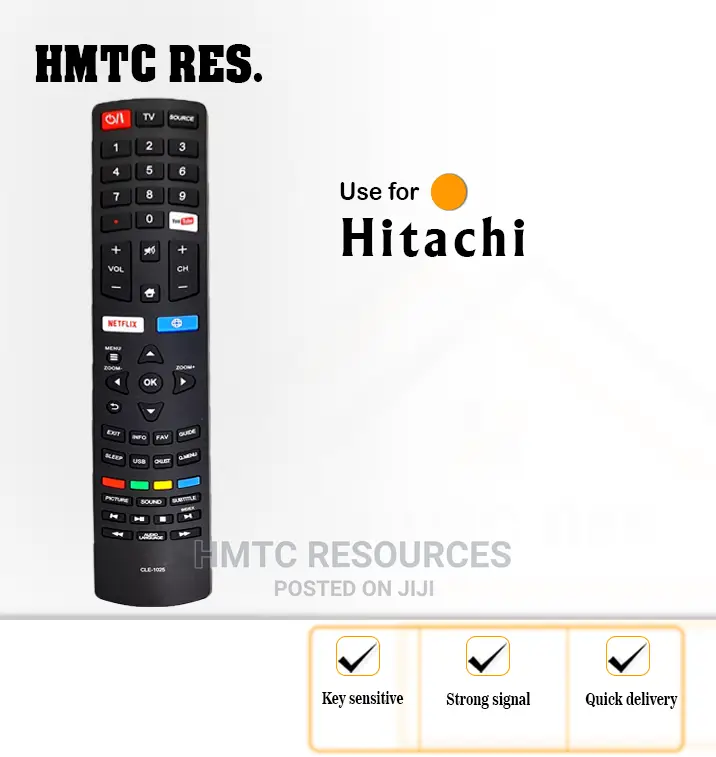 Hitachi Smart Television Remote Control