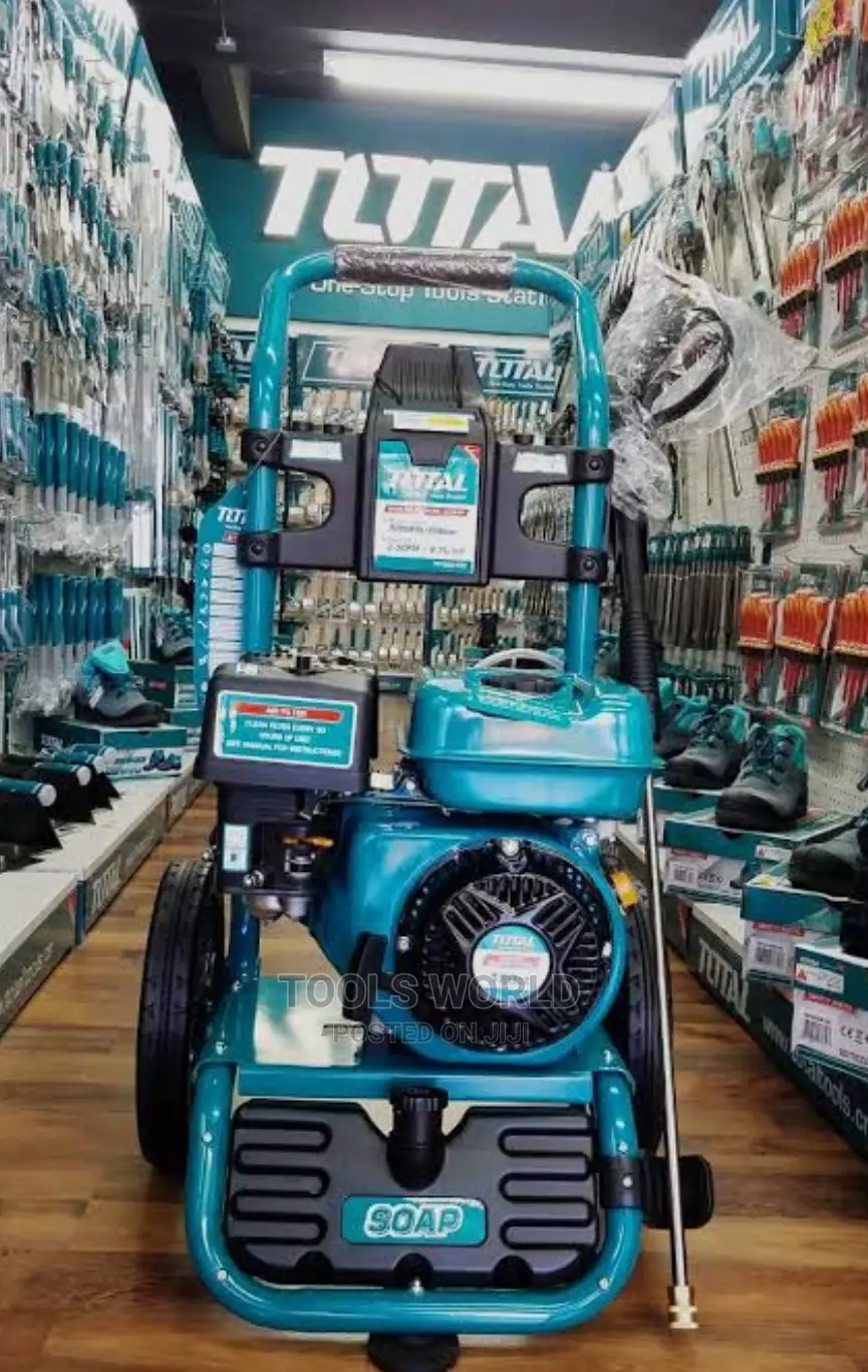 TOTAL Gasoline High Pressure Washer 6.0HP 208CC 4-Stroke