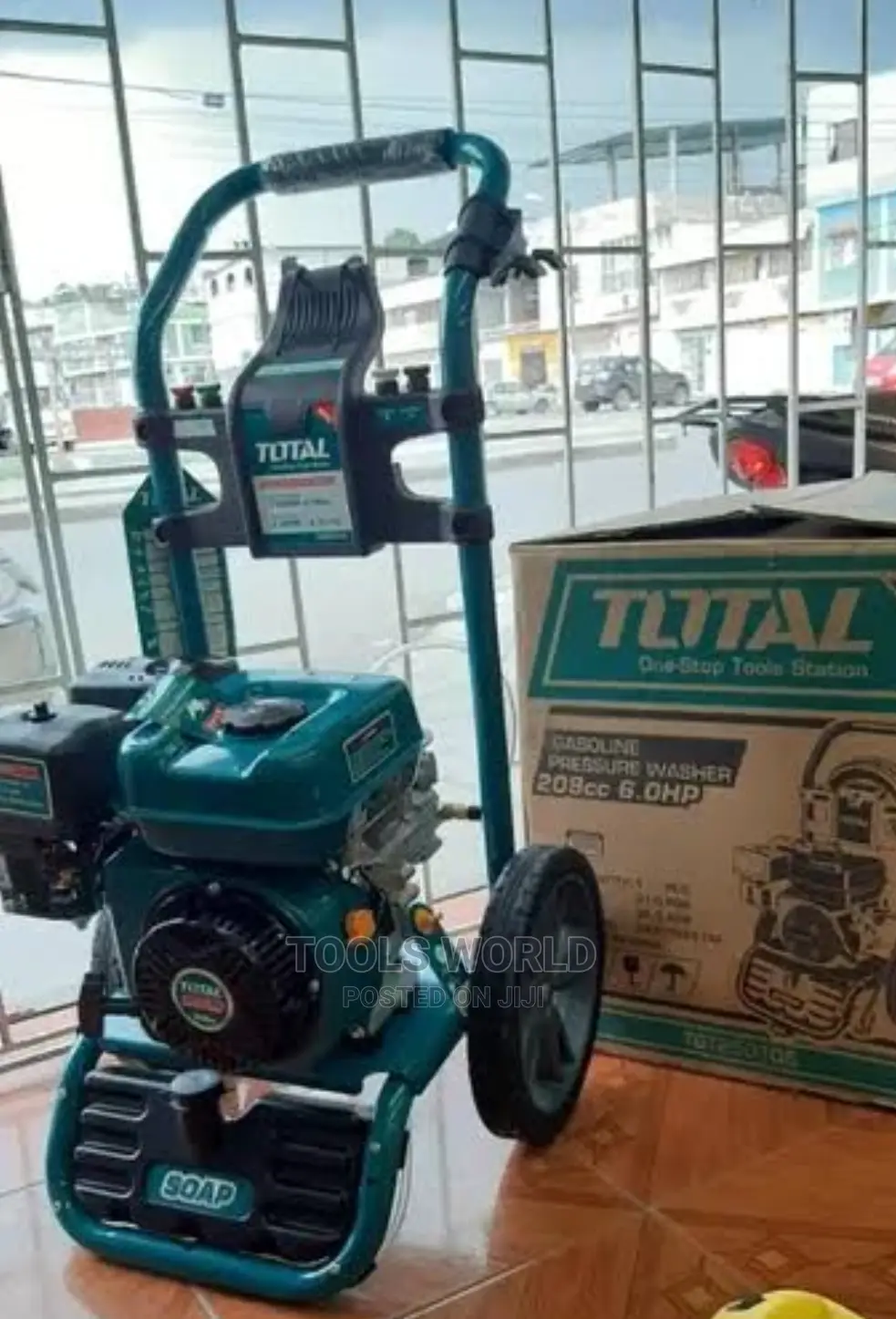 TOTAL Gasoline High Pressure Washer 6.0HP 208CC 4-Stroke