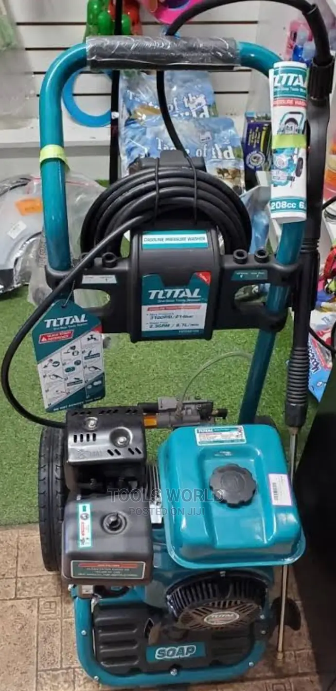TOTAL Gasoline High Pressure Washer 6.0HP 208CC 4-Stroke