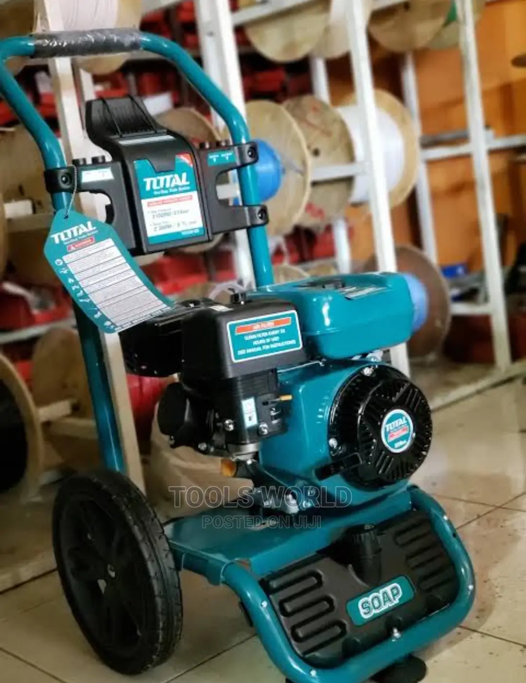 TOTAL Gasoline High Pressure Washer 6.0HP 208CC 4-Stroke
