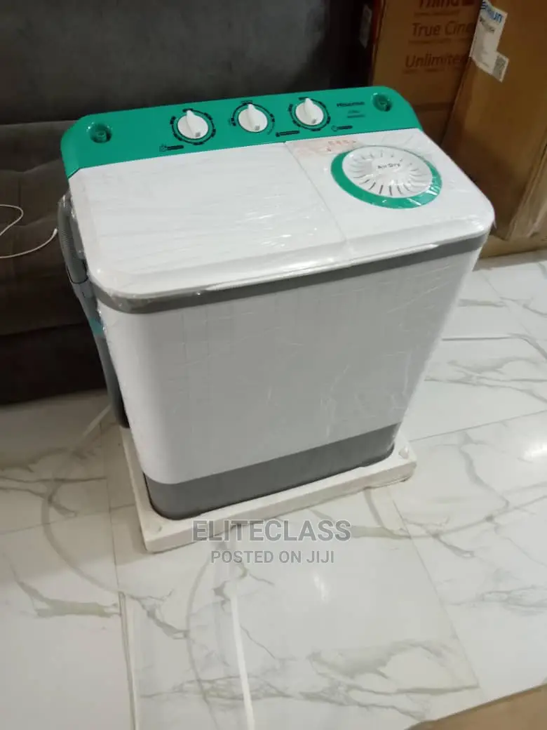 Original Top Load Hisense 5kg Twin Tub Washing Machine-White