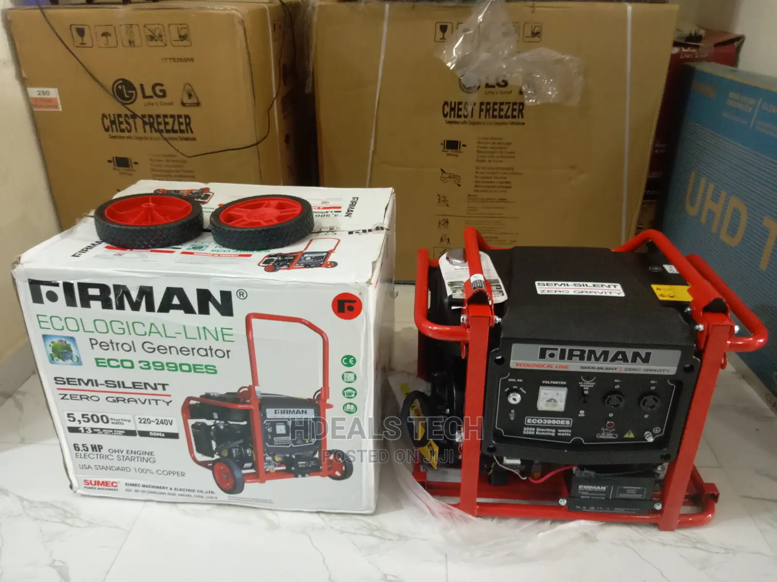 Sumec Firman 5.5KVA Key Starting Gasoline Generator.