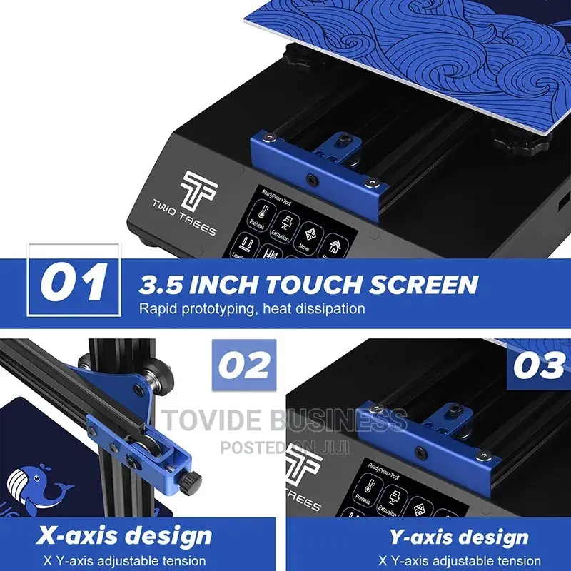 3d Pinter With Touch Screen And Wide Printing Volume
