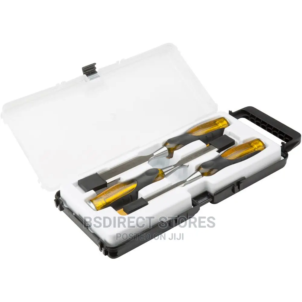 Stanley Fatmax Thru Tang Premium 3pcs Wood Bevel Chisel Set