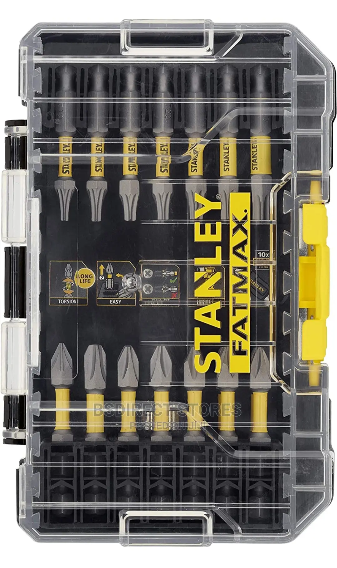 Stanley Fatmax X22 Screwdriver Torsion Long Life Bit Set