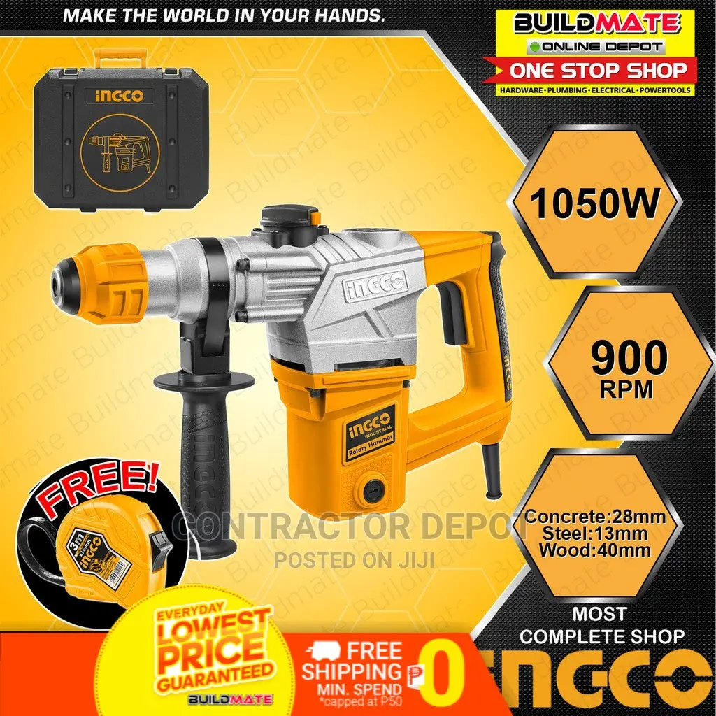 Ingco SDS Rotary Hammer Drill 1050w Rh10508